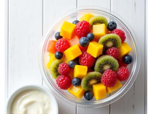 Salad Buah Segar Pelbagai Warna